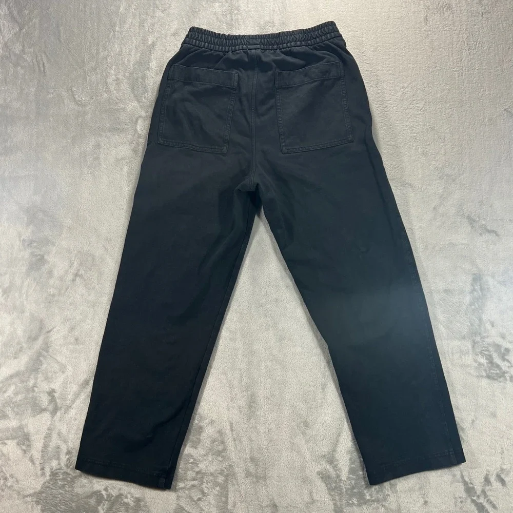 UNIQLO Utility Pants Mens Small Black Cotton Stretch Carpenter Fatigue